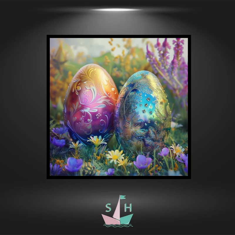 Eastereggs - Quadratisch mit Fairy Dust