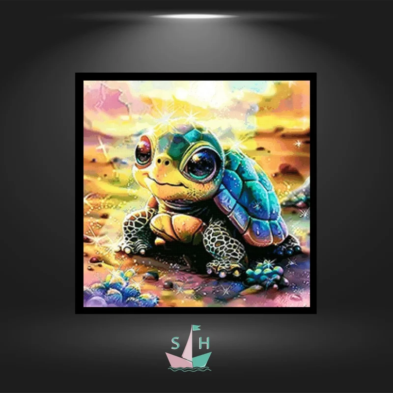Schildkröte Stups - Bügelperlen