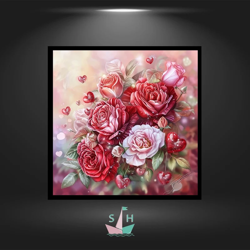 Blossom Whisper - Quadratisch mit FD