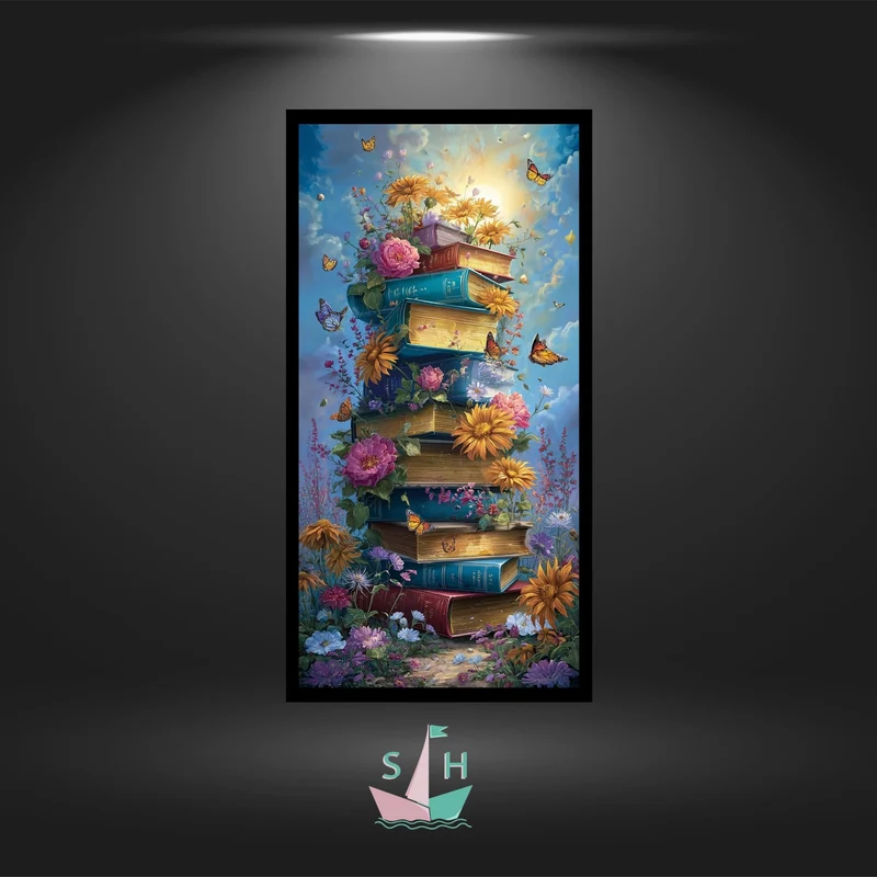 Blooming Library - Quadratisch