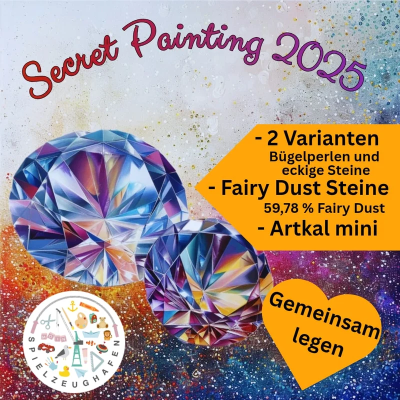 Secret Painting 2025 - Quadratisch (1 Sondersteinart)