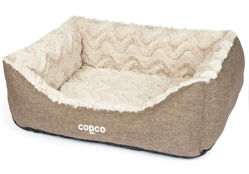 Orthopädisches Hundebett Pia – kuscheliges Hundekörbchen für kleine & mittelgroße Hunde, mikrofaser, waschbar