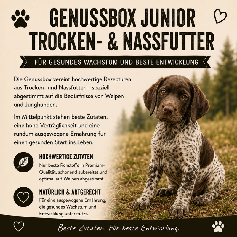 Genussbox Junior - Trocken- & Nassfutter