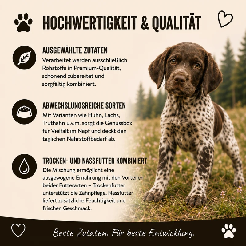 Genussbox Junior - Trocken- & Nassfutter