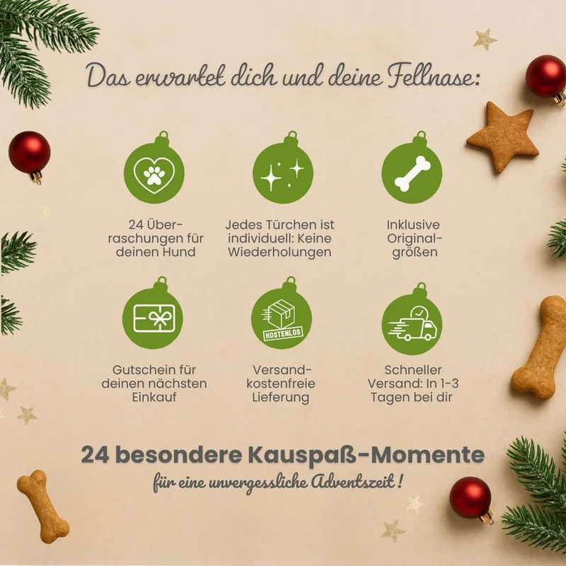Adventskalender für Hunde