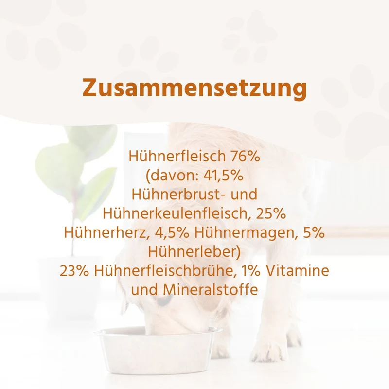 Nassfutter Mix 6 x 400g - BARF Qualität