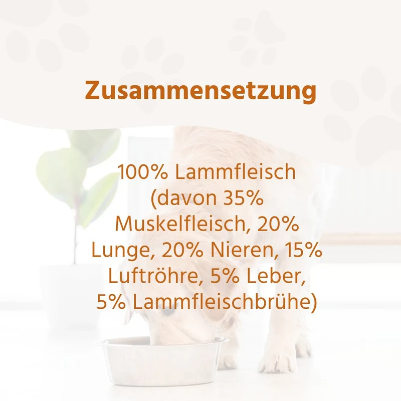 Nassfutter Mix 6 x 400g - BARF Qualität