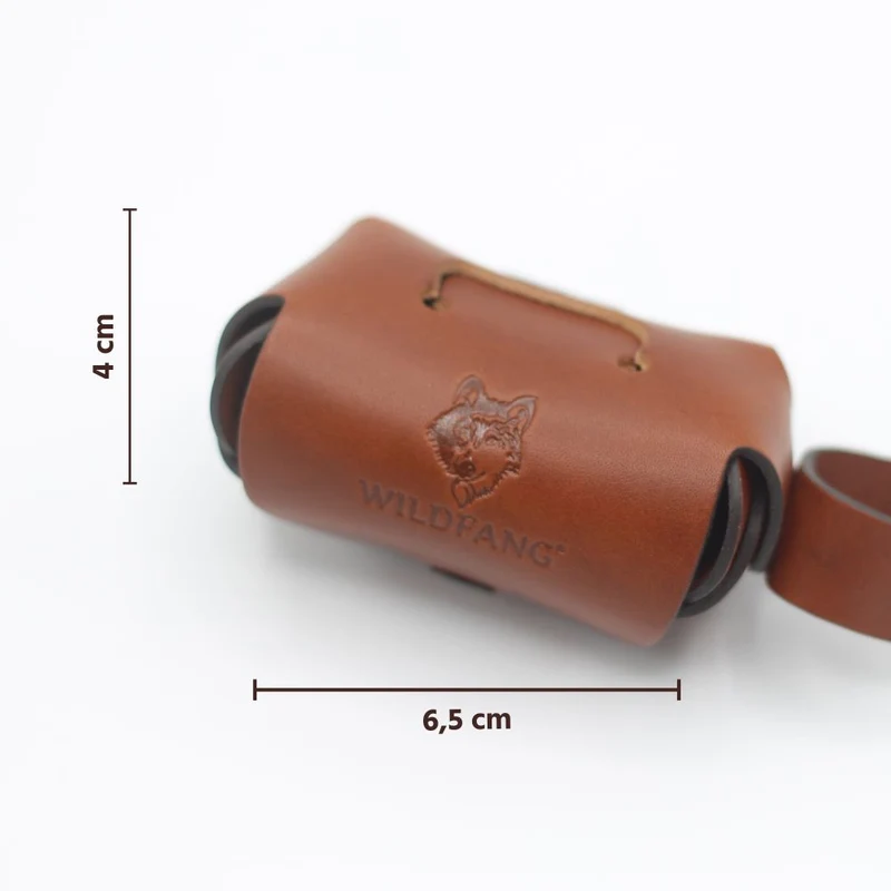 Kotbeutel Spender aus Leder