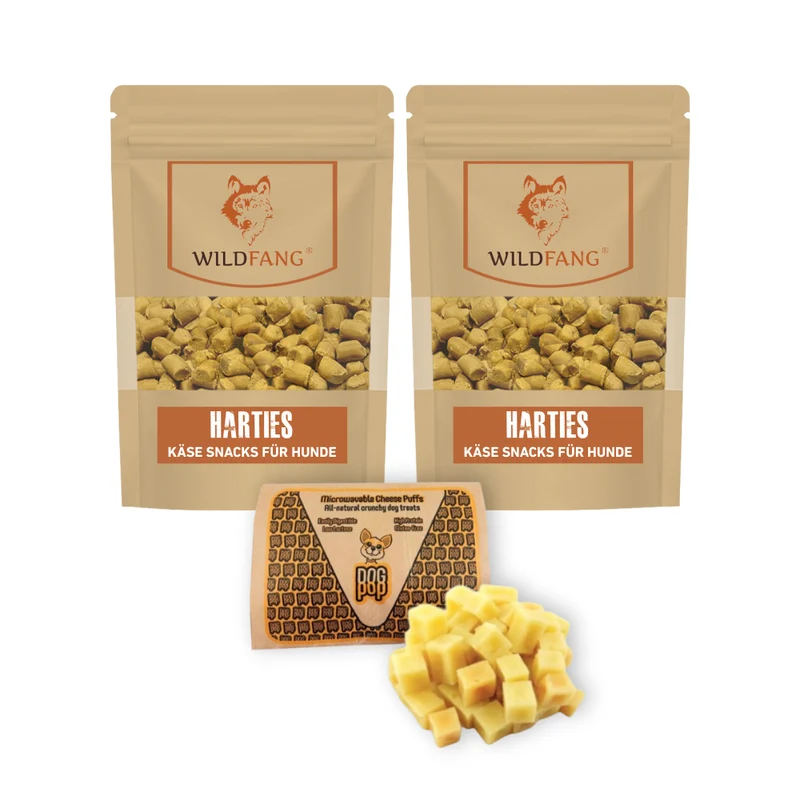 Käse Snacks Mix - Käse-Popcorn & Harties - getreidefrei