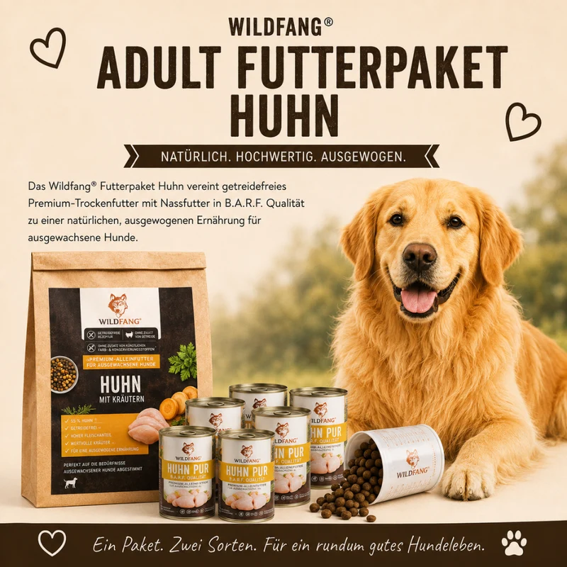 Adult Futterpaket Huhn - getreidefrei