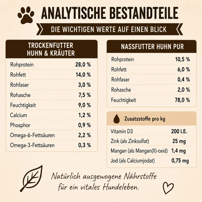 Adult Futterpaket Huhn - getreidefrei