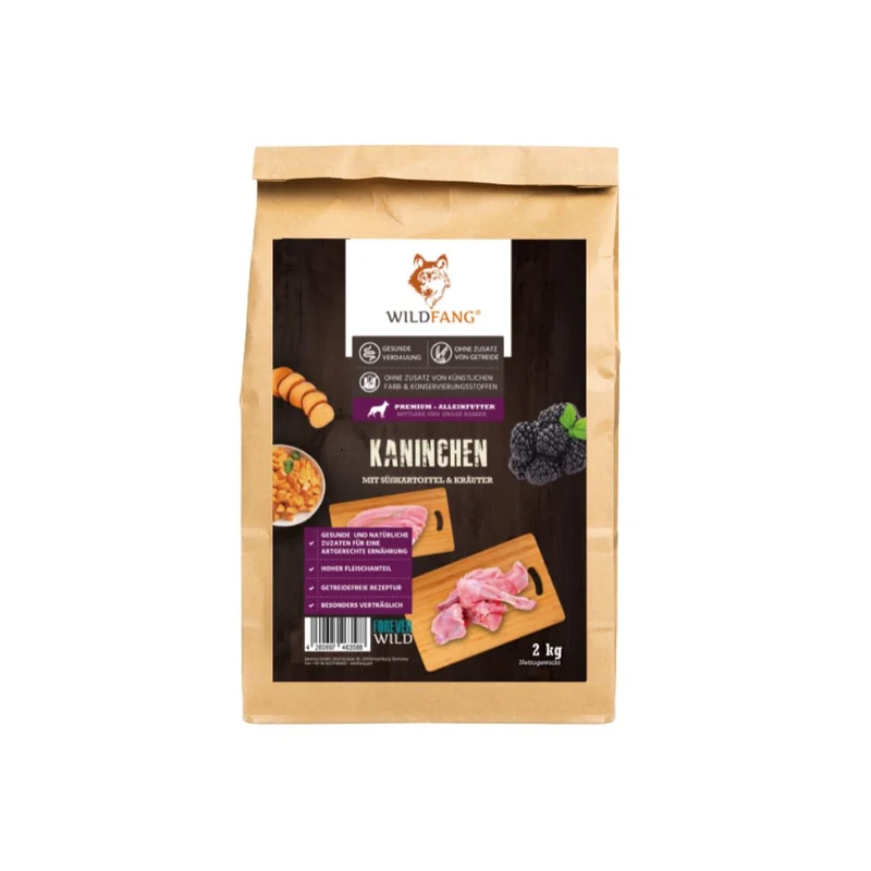 Adult Trockenfutter mit Kaninchen - getreidefrei