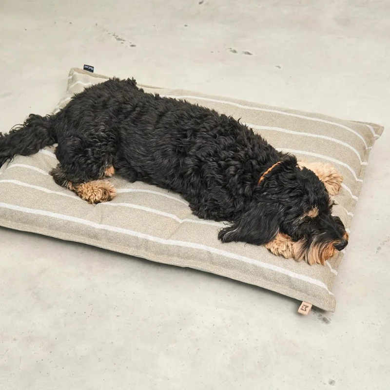 Riga Hundekissen Slim Sand/Greige