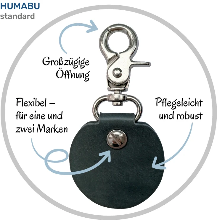 HUMABU Antiklimper Hundemarkenbund – Standard