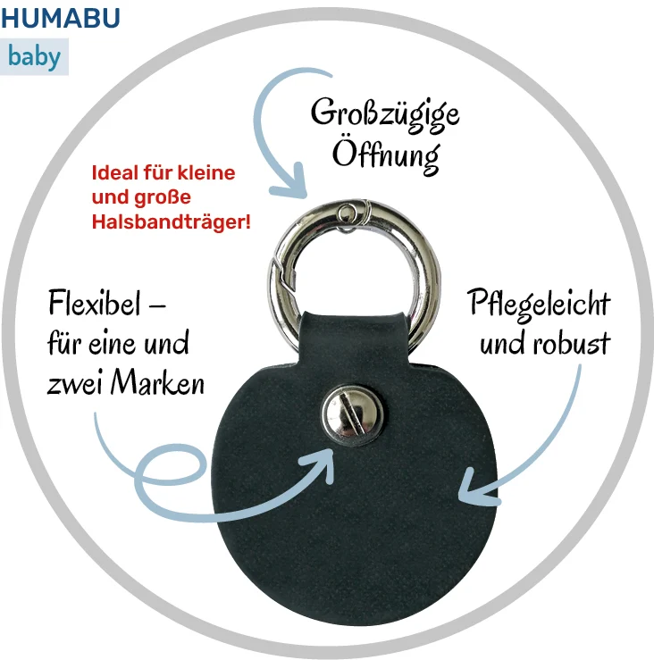 HUMABU Antiklimper Hundemarkenbund – Baby