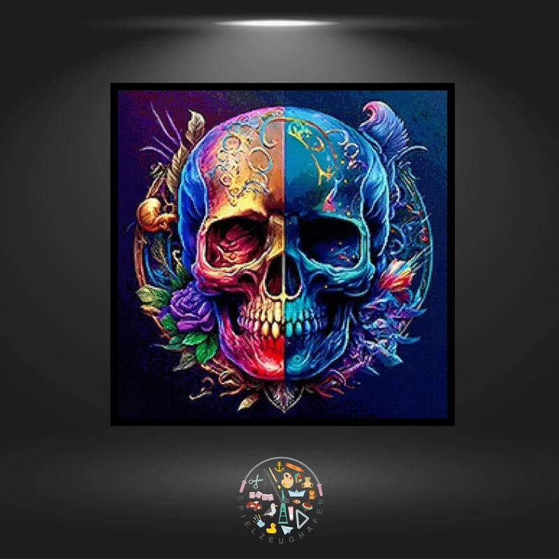 Rainbowskull - Bügelperlen