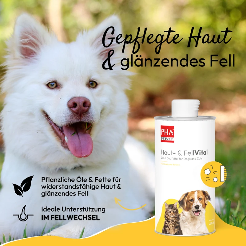 PHA Haut- & FellVital für Hunde u. Katzen 250 ml