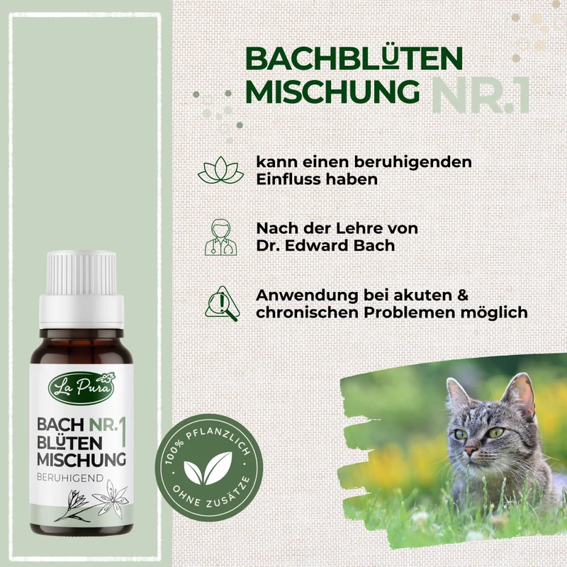 LaPura Bachblüten Nr. 1 - 10 g (ca. 1200 Globuli)