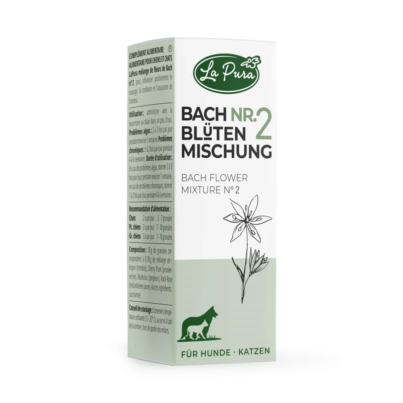 LaPura Bachblüten Nr. 2 - 10 g (ca. 1200 Globuli)