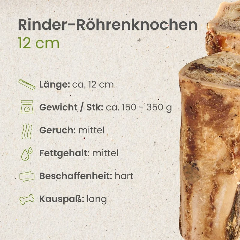 Rinder-Röhrenknochen 12cm