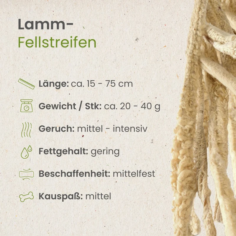 Lamm-Fellstreifen