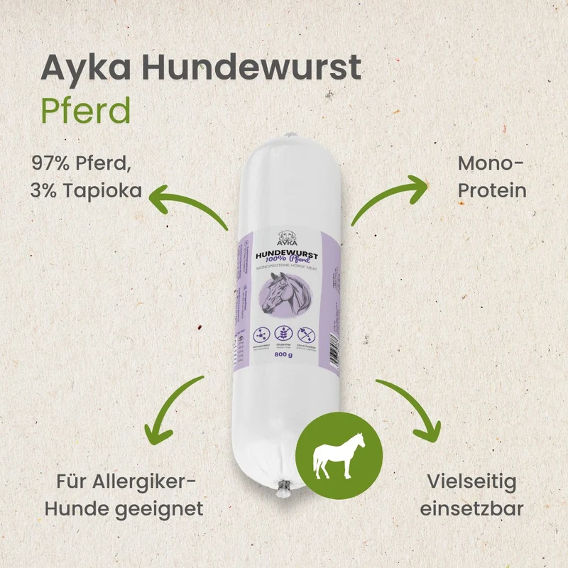 Ayka Hundewurst Pferd