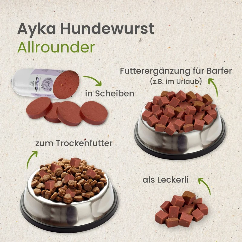 Ayka Hundewurst Pferd