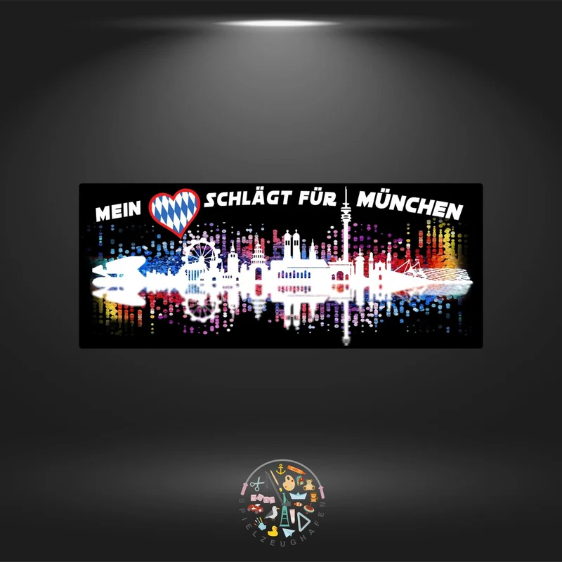 Skyline München - Strass rund