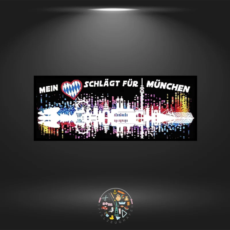 Skyline München - Strass rund