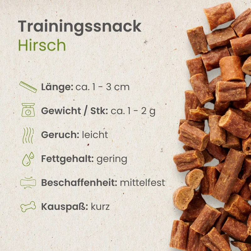 Hirsch-Sticks-Trainingssnack
