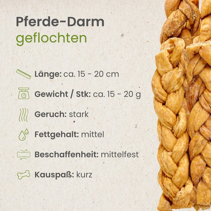 Pferde-Darm, geflochten