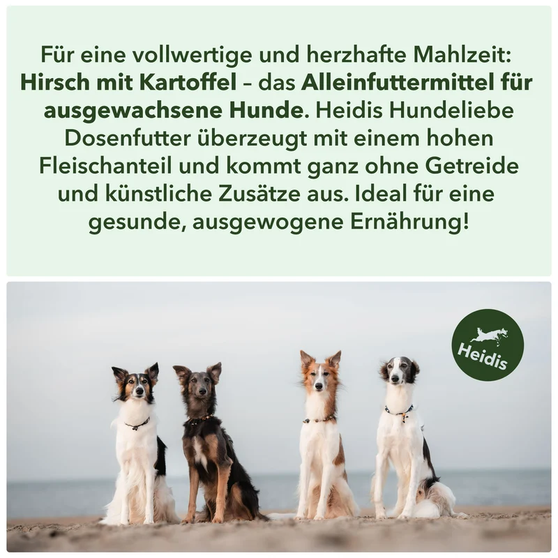Hirsch mit Kartoffel - Nassfutter