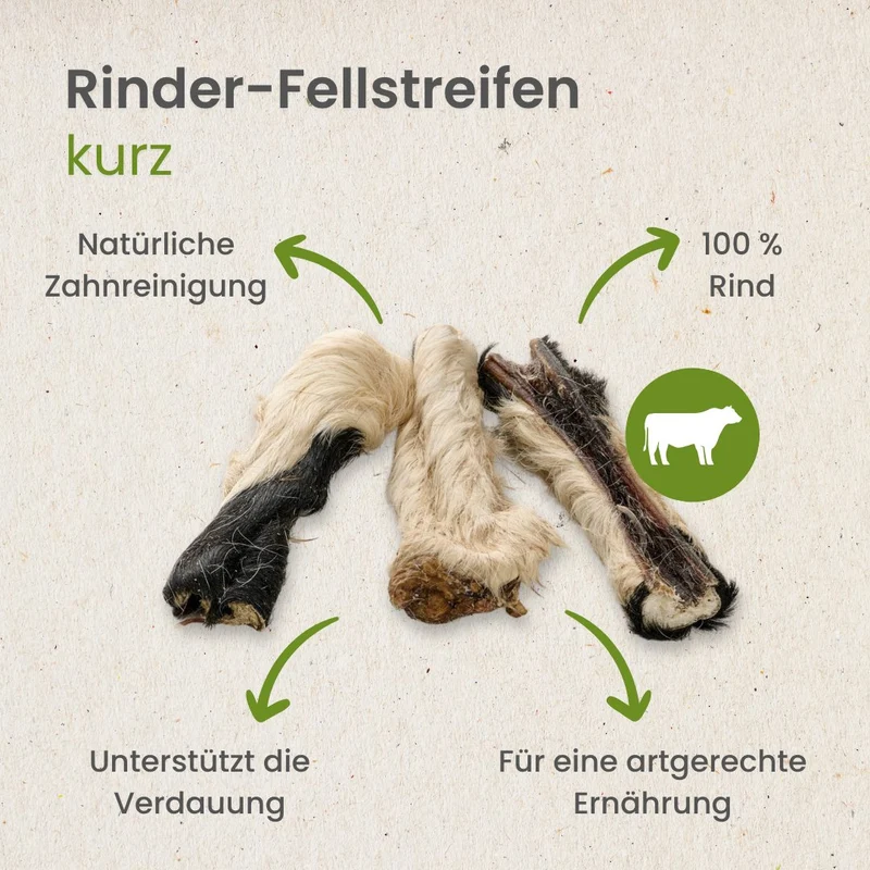 Rinder-Fellstreifen, kurz