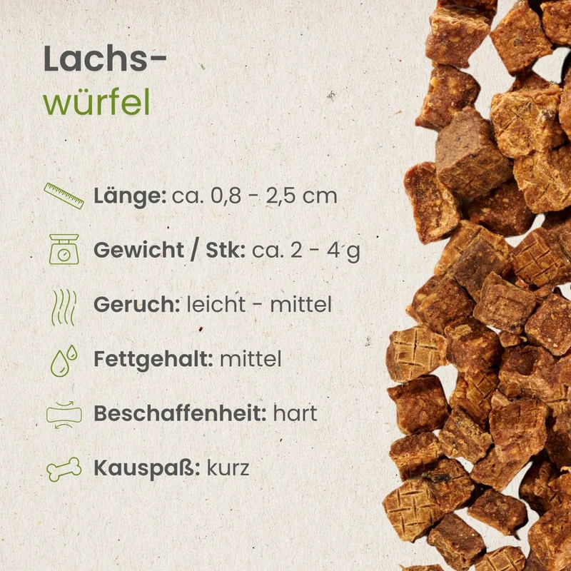 Lachs-Würfel