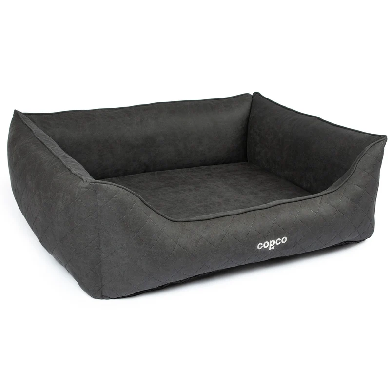 Orthopädisches Hundebett Hugo – gesteppter Polsterstoff, waschbar & rutschfest für kleine & große Hunde