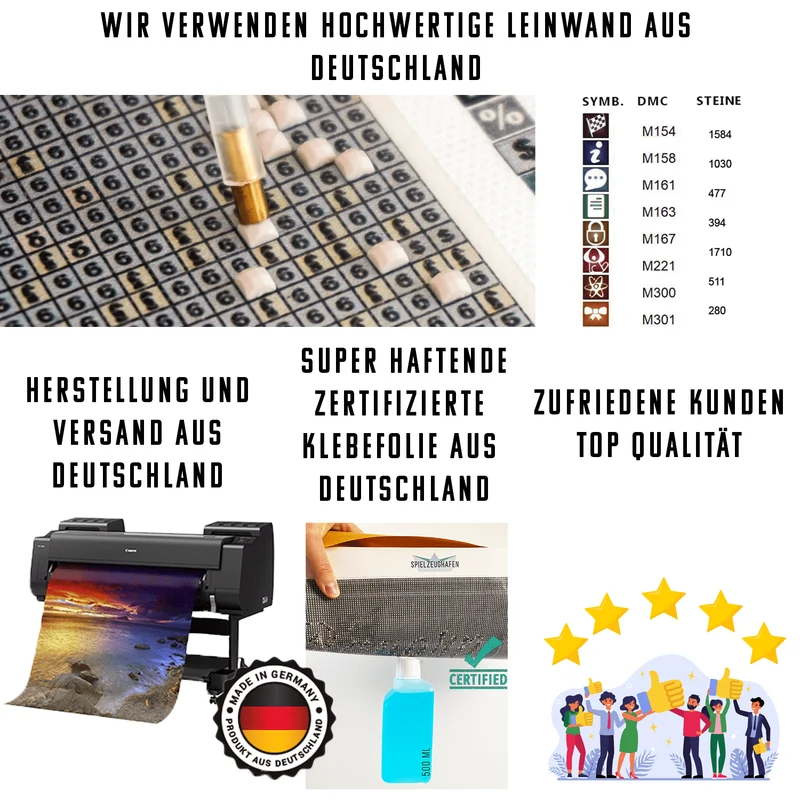 Sternzeichen Waage Bunt - Quadratisch mit AB