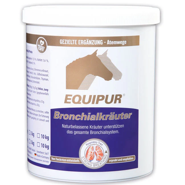 EQUIPUR Bronchialkräuter 1000g Pellets