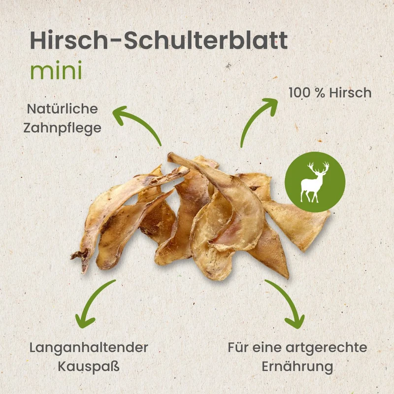 Hirsch-Schulterblatt Mini