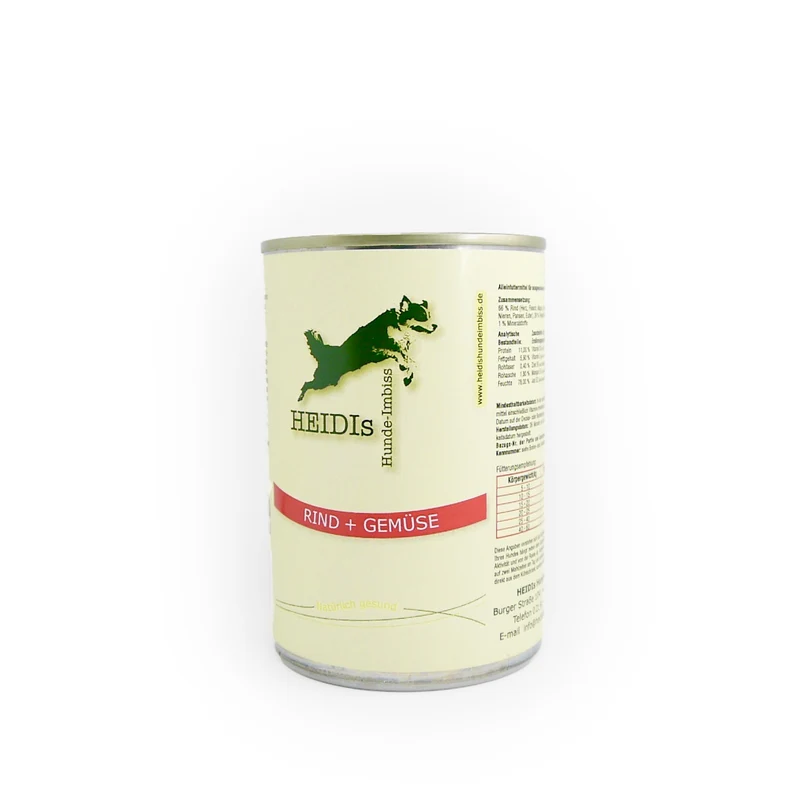 Rind mit Gemüse - Nassfutter