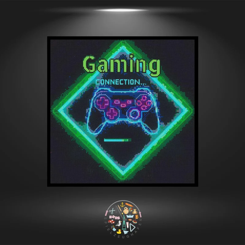 Gaming green - Strass rund