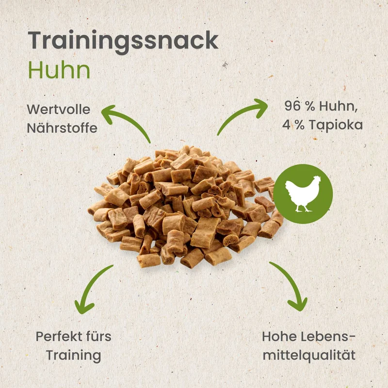 Hühner-Sticks-Trainingssnack