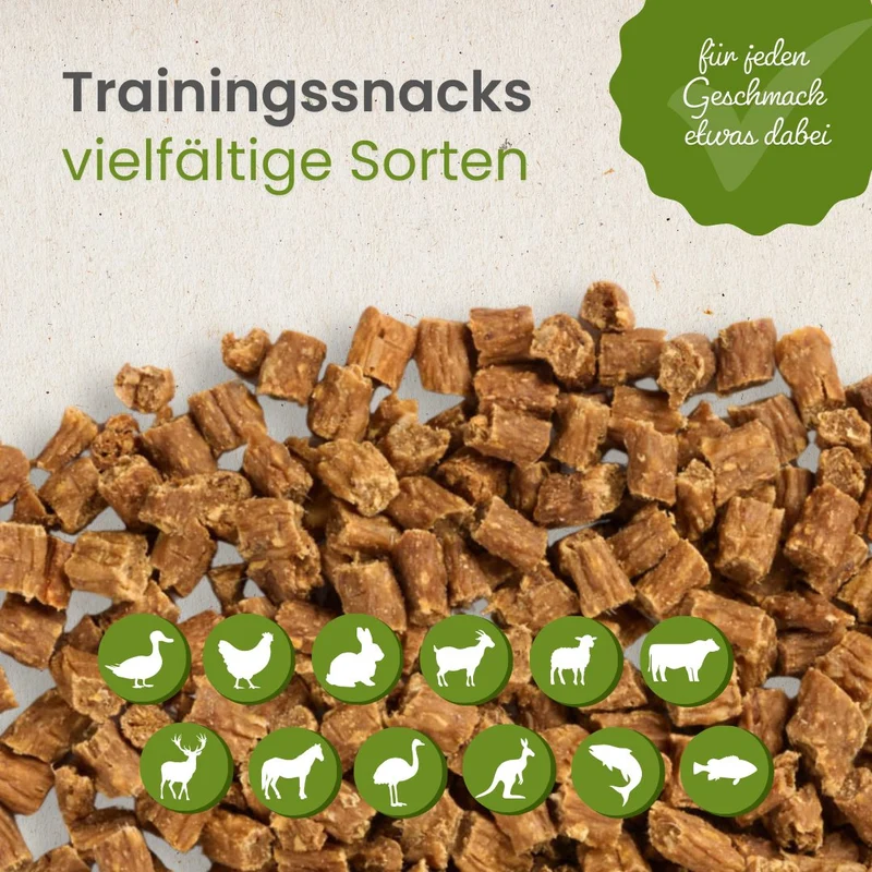Kaninchen-Sticks-Trainingssnack