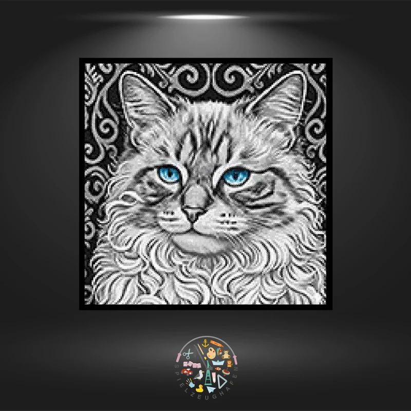 Katze 'Zia' - Bügelperlen