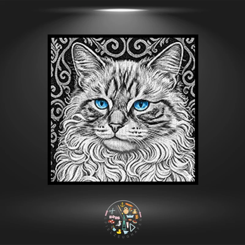 Katze 'Zia' - Bügelperlen