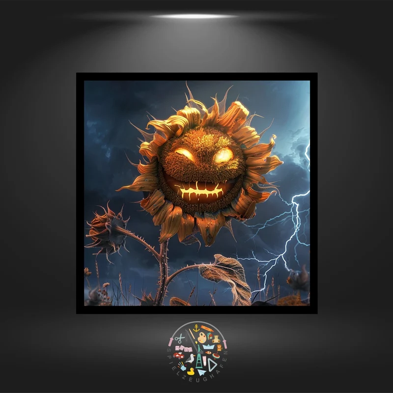Scary Sunflower - Quadratisch