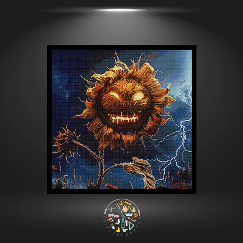Scary Sunflower - Quadratisch