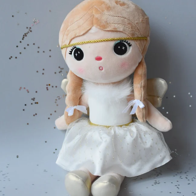 Personalisierter Metoo Engel in Weiss, 48 cm