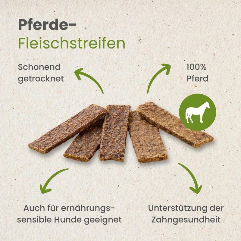 Pferde-Fleischstreifen