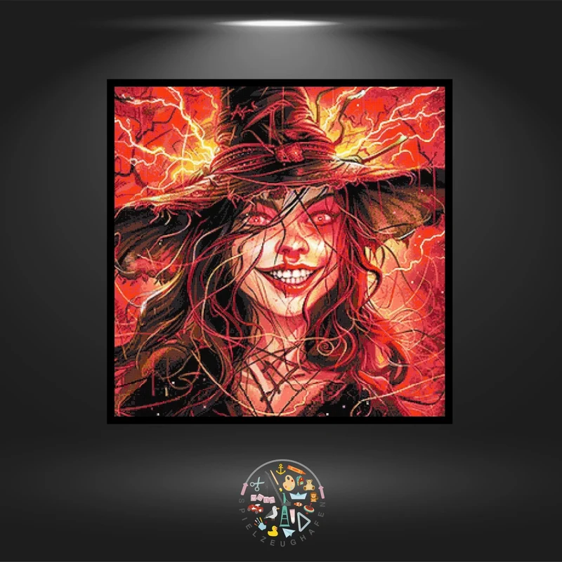 Red Lady - Strass rund