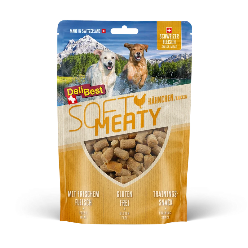 DeliBest Soft Meaty Feuchte Snacks Hähnchen 150g